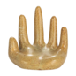 Escultura de mano marron