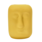 Vase de rostro mostaza