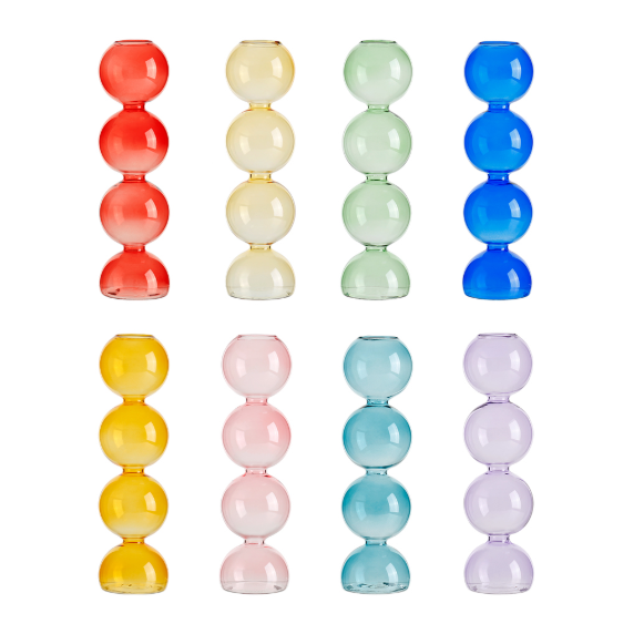 Porta Velas  de Burbujas Varios Tonos