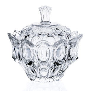 Azucarera con Diseño de Vidrio Transparente