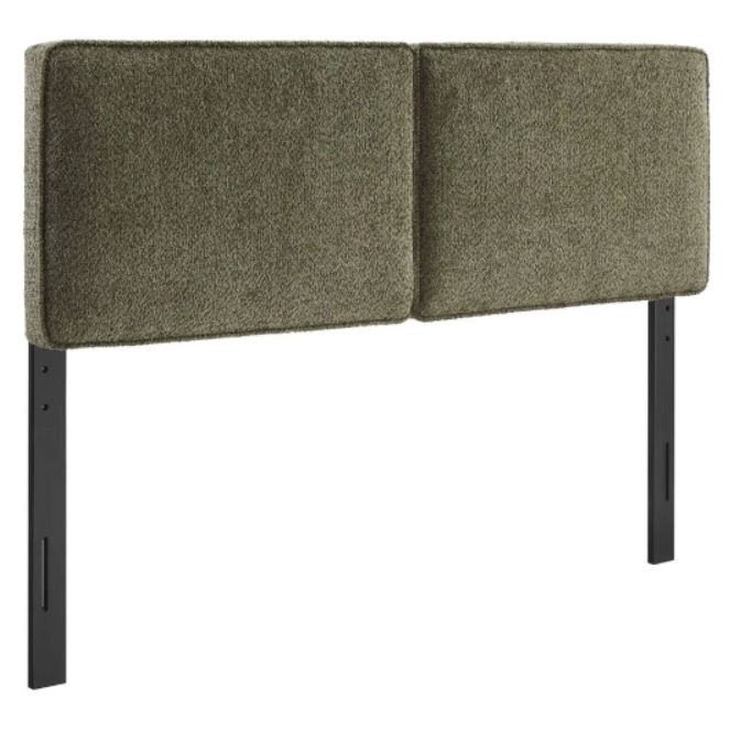 Respaldo verde Lindee Boucle Queen