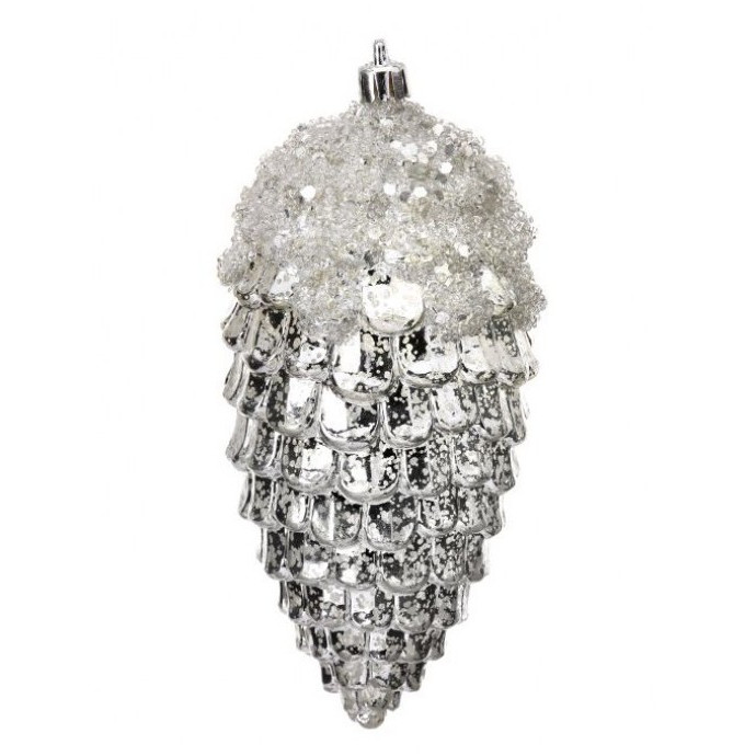 Ornamento Piña, Plateado