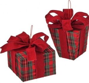 Set de Adornos Navideños Forma Regalo
