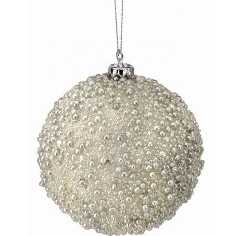 Esfera Navideña, Blanca