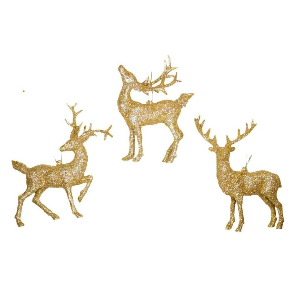 Adorno Navideño Reno, Dorado