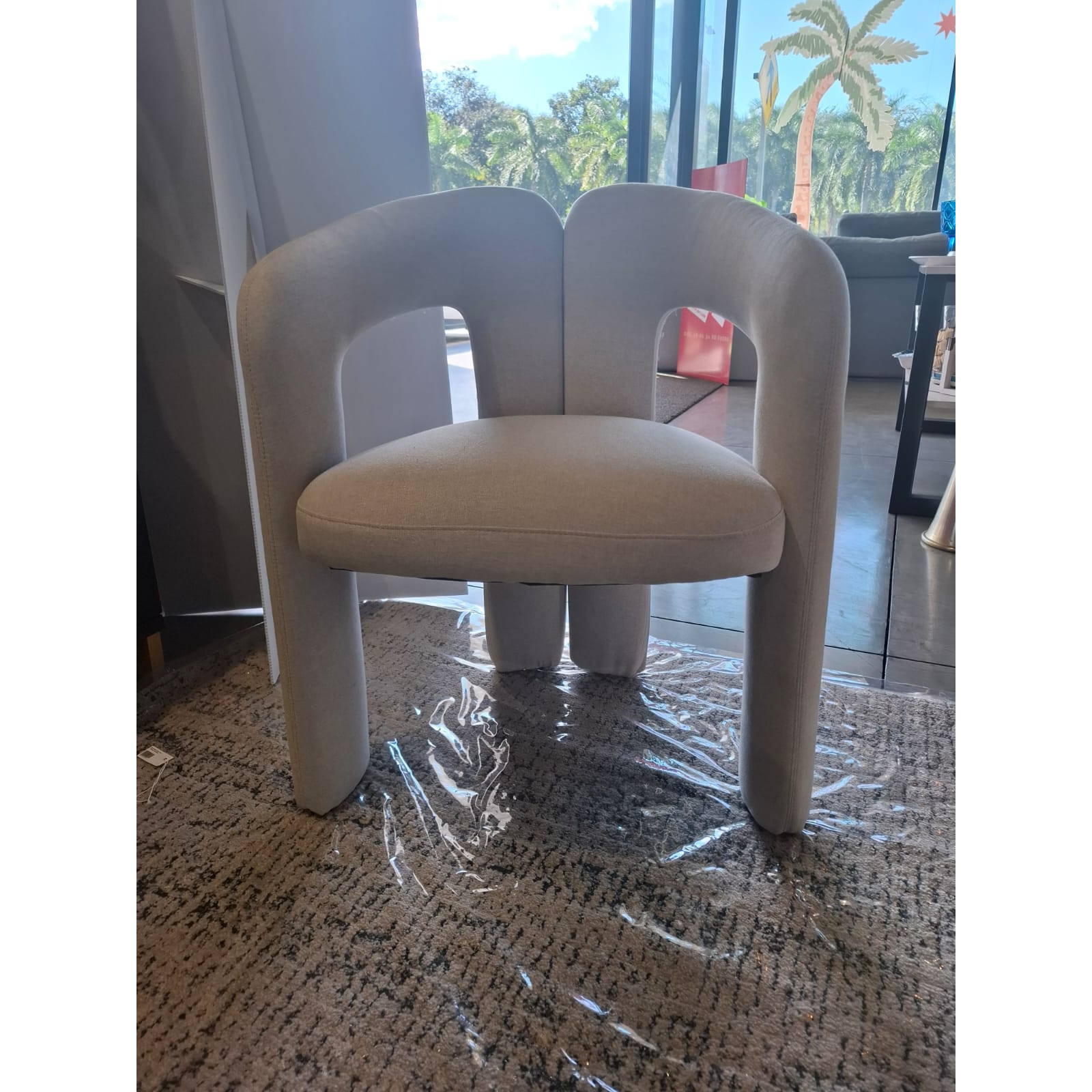 Butaca tono Ivory espuma moldeada