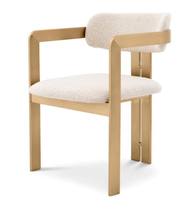 Silla Ivory de Terciopelo