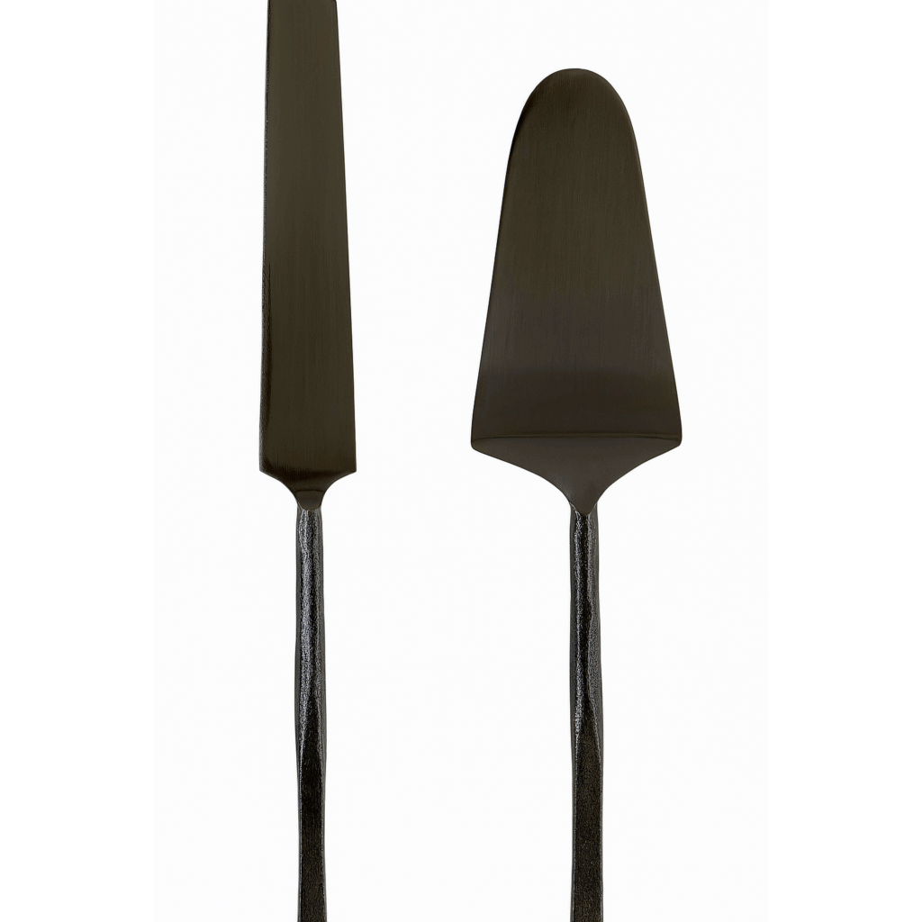 Set de 2 Servidores Color Negro Matte