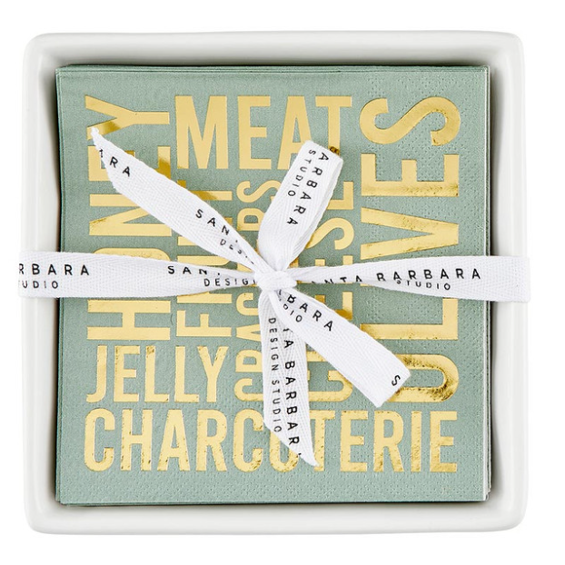 Soporte para Servilleta + Servilletas Verdes 20 uni Soporte para Servilleta + Servilletas Verdes 20 uni