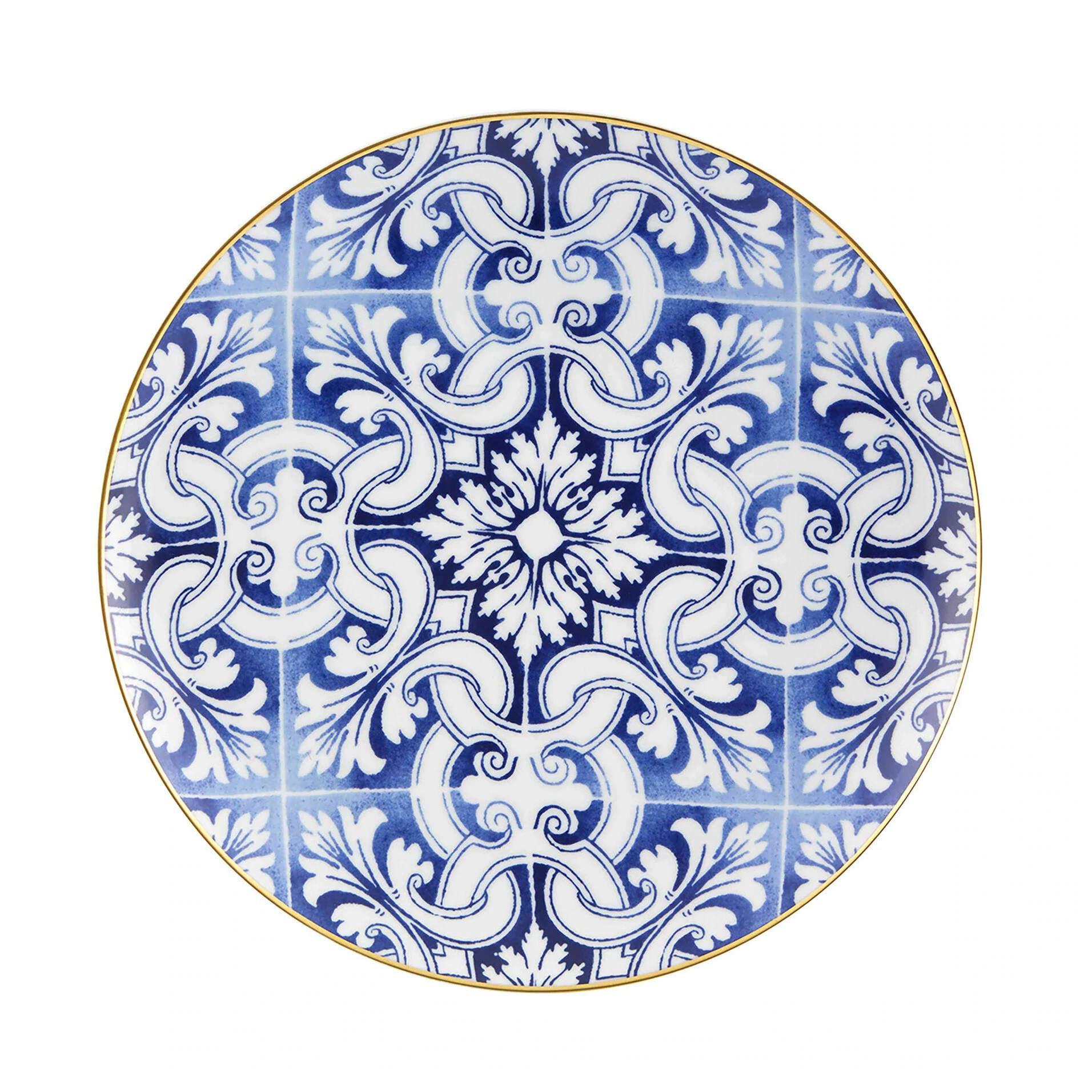 Plato presentación azulejos