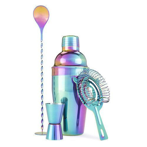 Mezclador de cocteles multicolor de 18 onzas