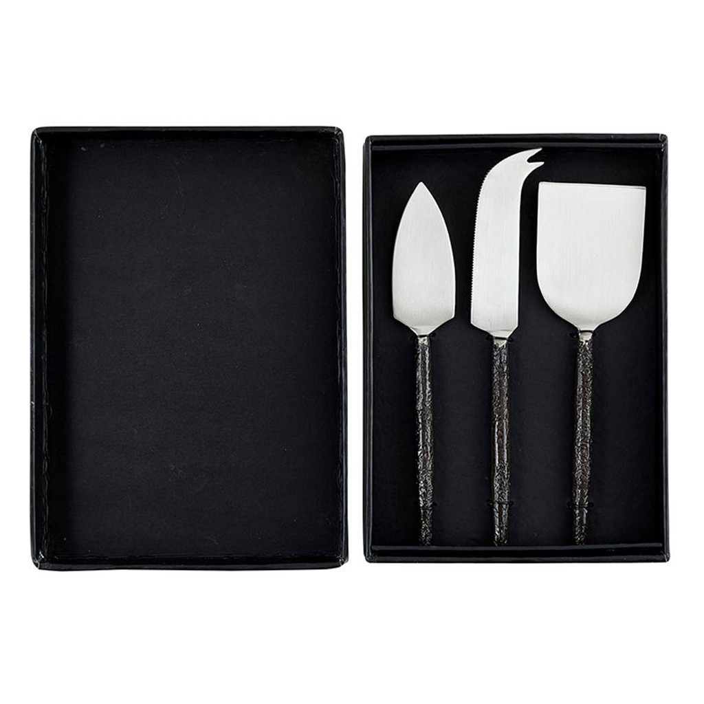 Set de 3 piezas de acero inoxidable cuchillos para queso 5.9 «x 9.44» x 1.1 «