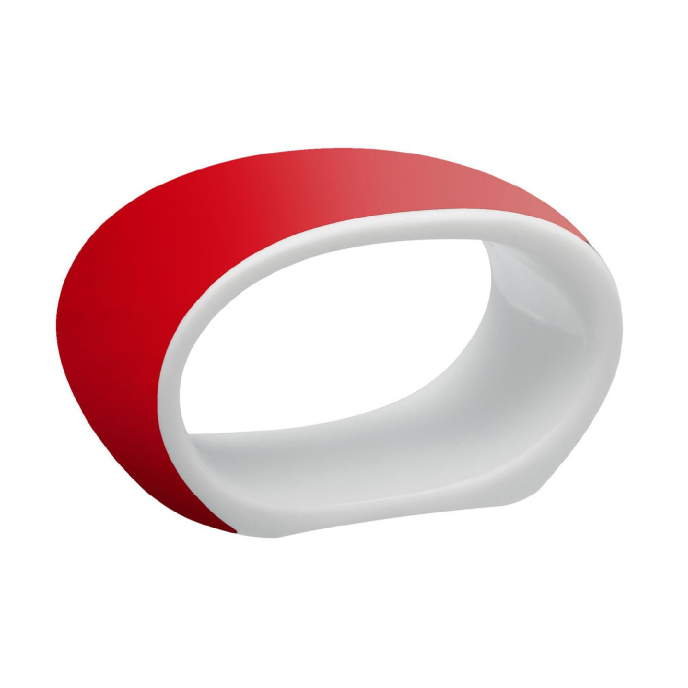 Aro para servilletas de ceramica color rojo Aro para servilletas de ceramica color rojo