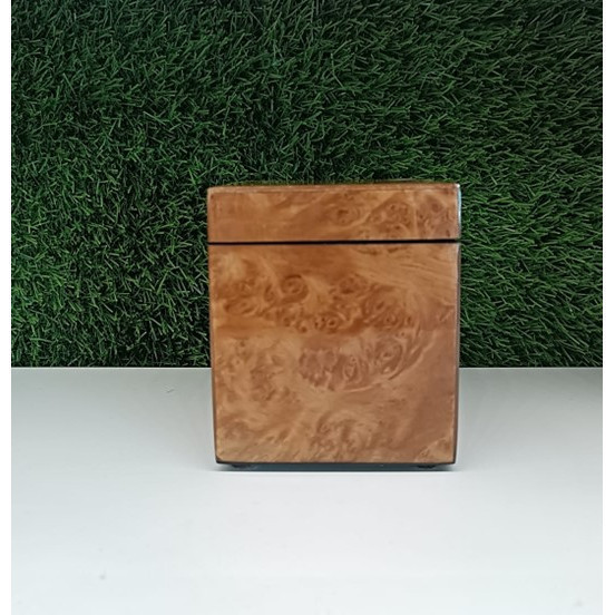 Caja pequeña color nuez
