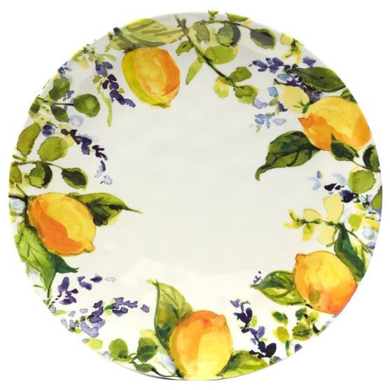 Set de 4 Platos Llanos Lemon Zest