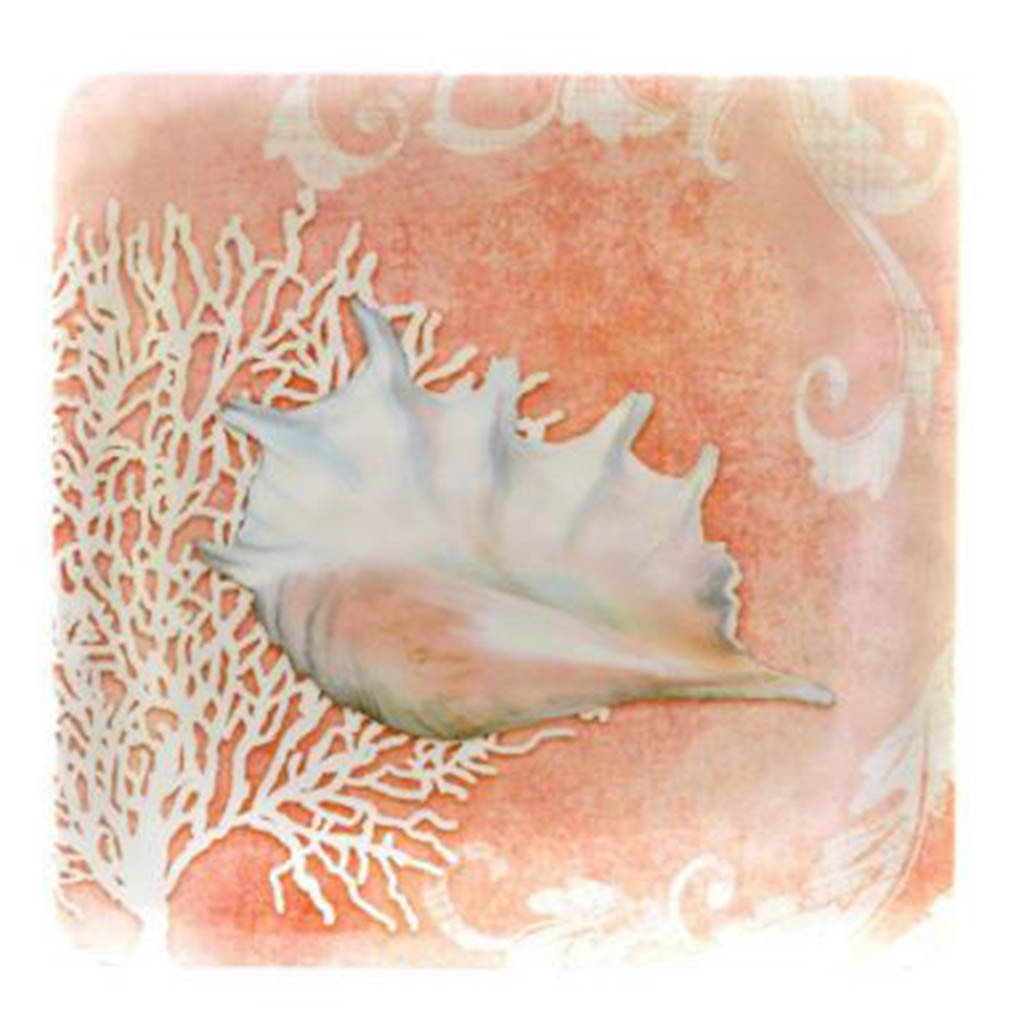 Plato cuadrado de melamina 14″ colección coast