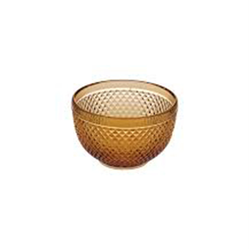 Set de 4 bowls pequeño color ambar colección bicos