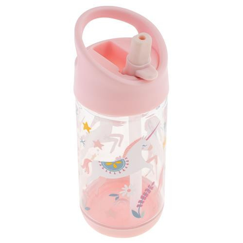 Botella Diseño Unicornio, Rosado