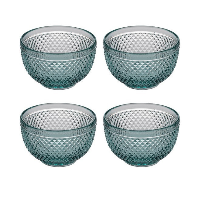 Set de 4 bowls pequeño color verde menta  colección bicos