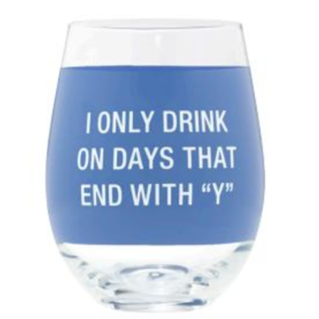 Vaso celeste drink on days