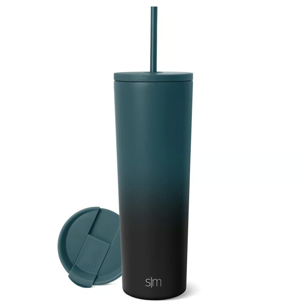Vaso clasico verde degradado en negro