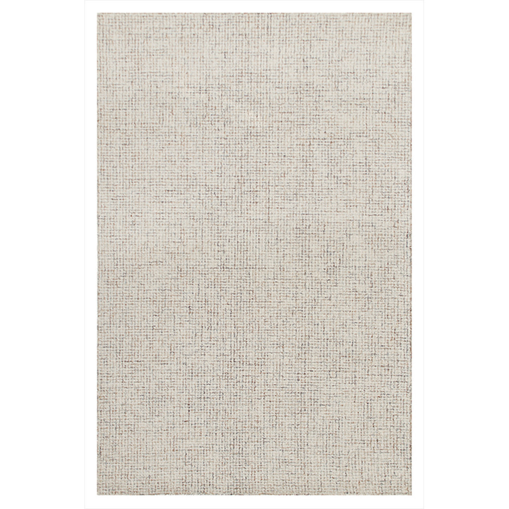 Alfombra de 80% lana y 20% algodón marfil 2.35 x 2.97 mts