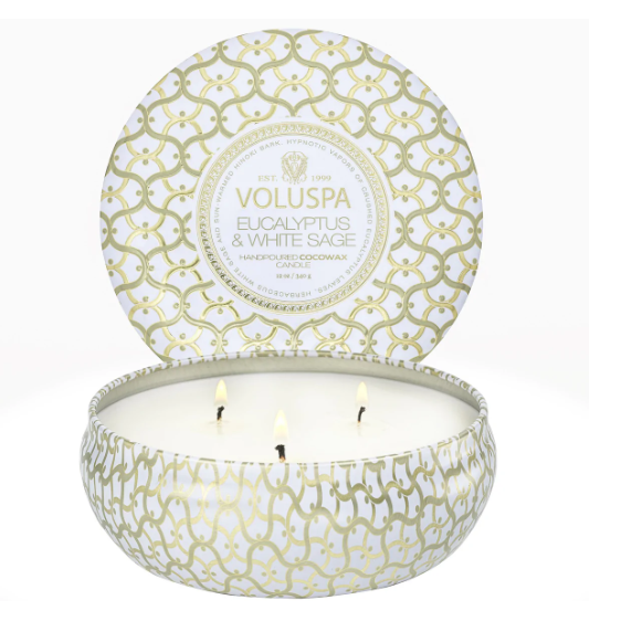 Eucalyptus 3 wick tin (40 hrs) Eucalyptus 3 wick tin (40 hrs)