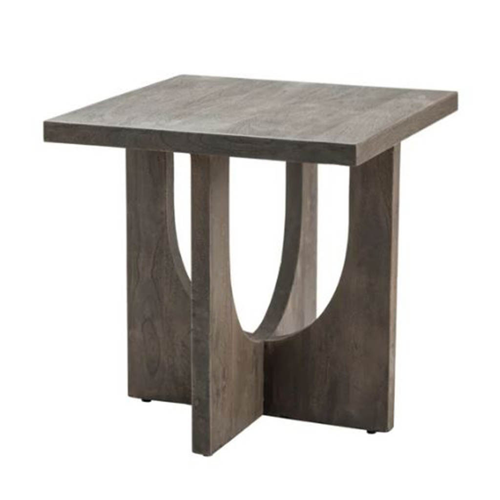 Mesa auxiliar cuadrada de madera y patas de madera 24x24x24″ Mesa auxiliar cuadrada de madera y patas de madera 24x24x24″