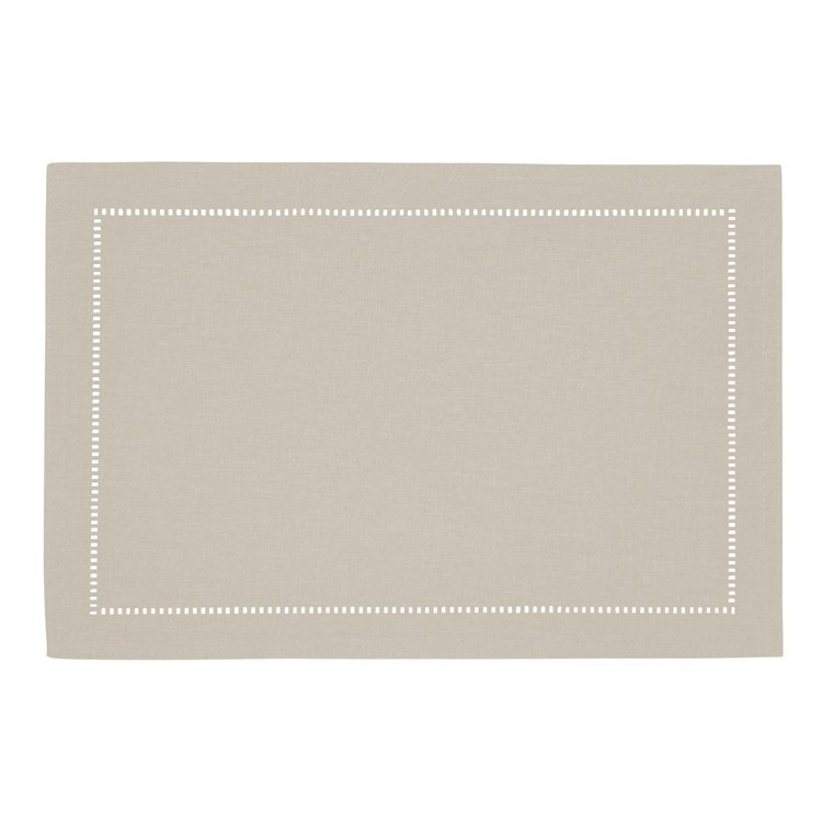 Set 6 individuales de Lino Beige