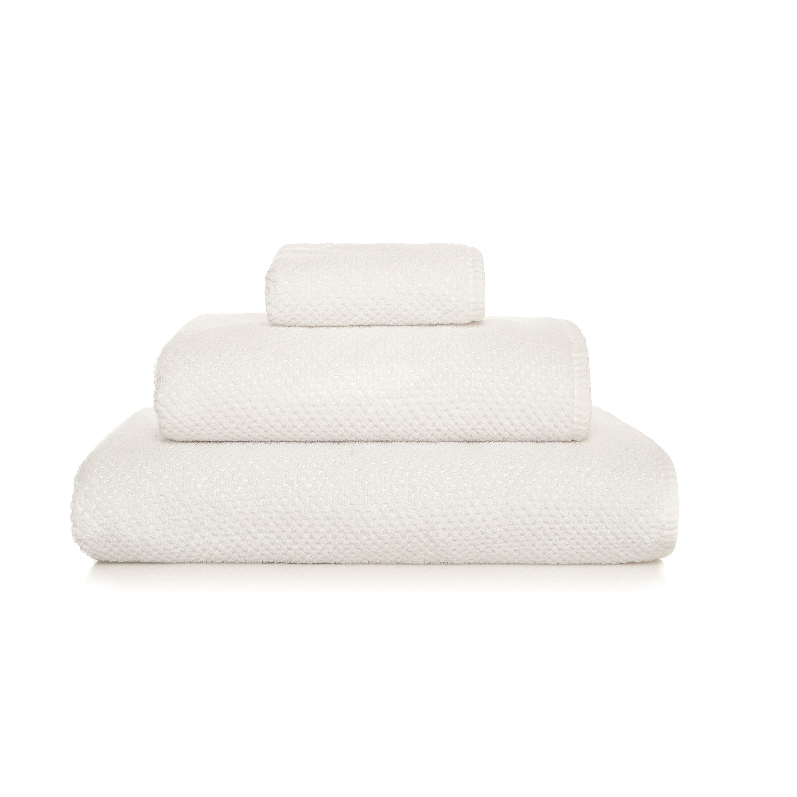 Toalla de cara be waffle color blanco 30×30