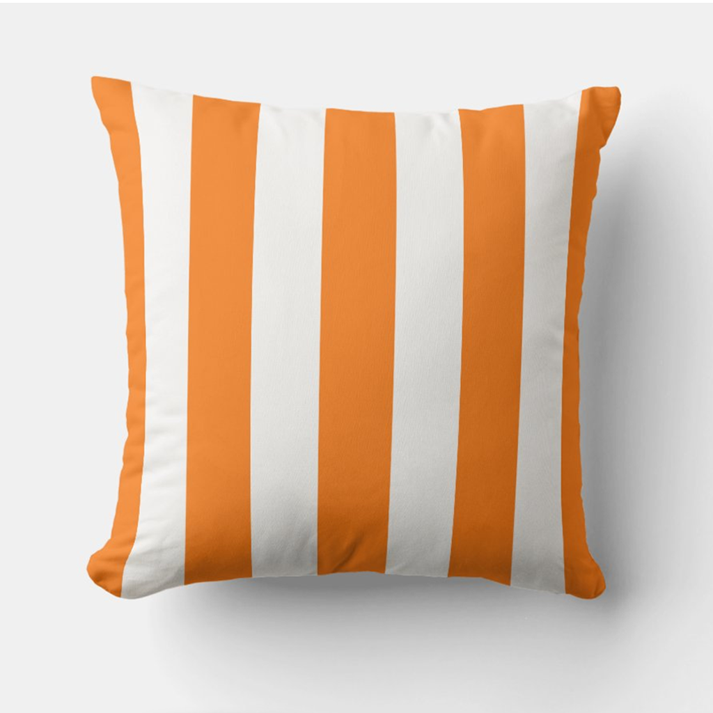 Cojin de Exterior Elastron Sunset Stripes Orange