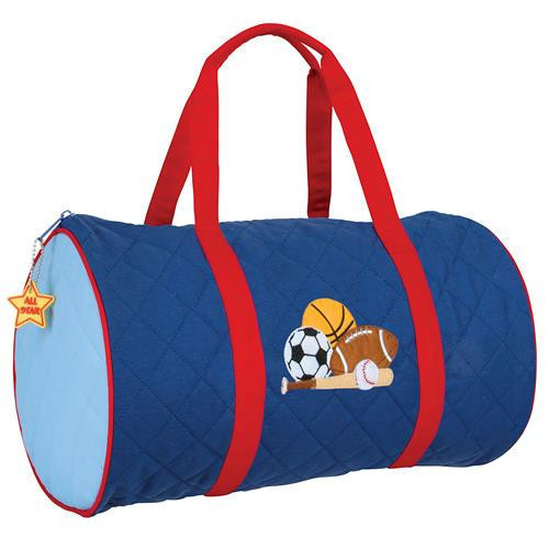 Maleta con figura de basketball color azul