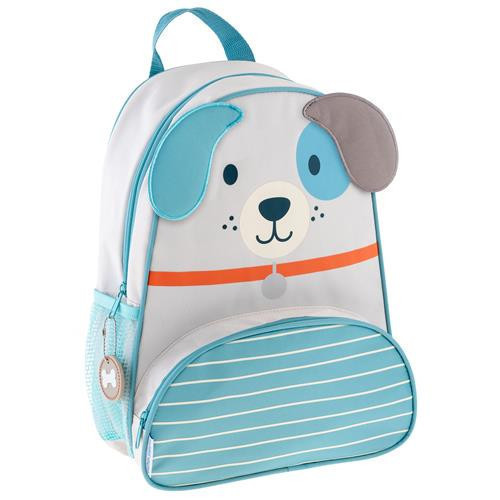 Mochila diseño de perro en color celeste