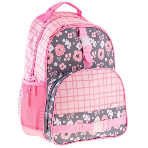 Mochila con diseño de flores en color rosa 12″ x 6.5″ x 16″