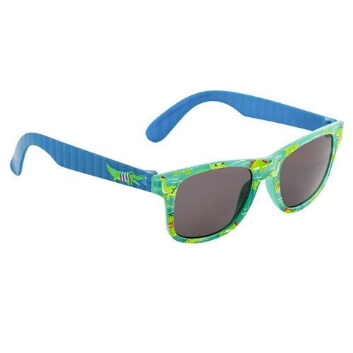 Lentes de sol diseño donosaurios color azul y verde