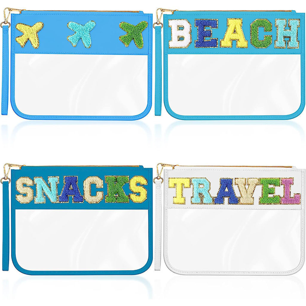Bolsa para accesorios diseño variado transparente