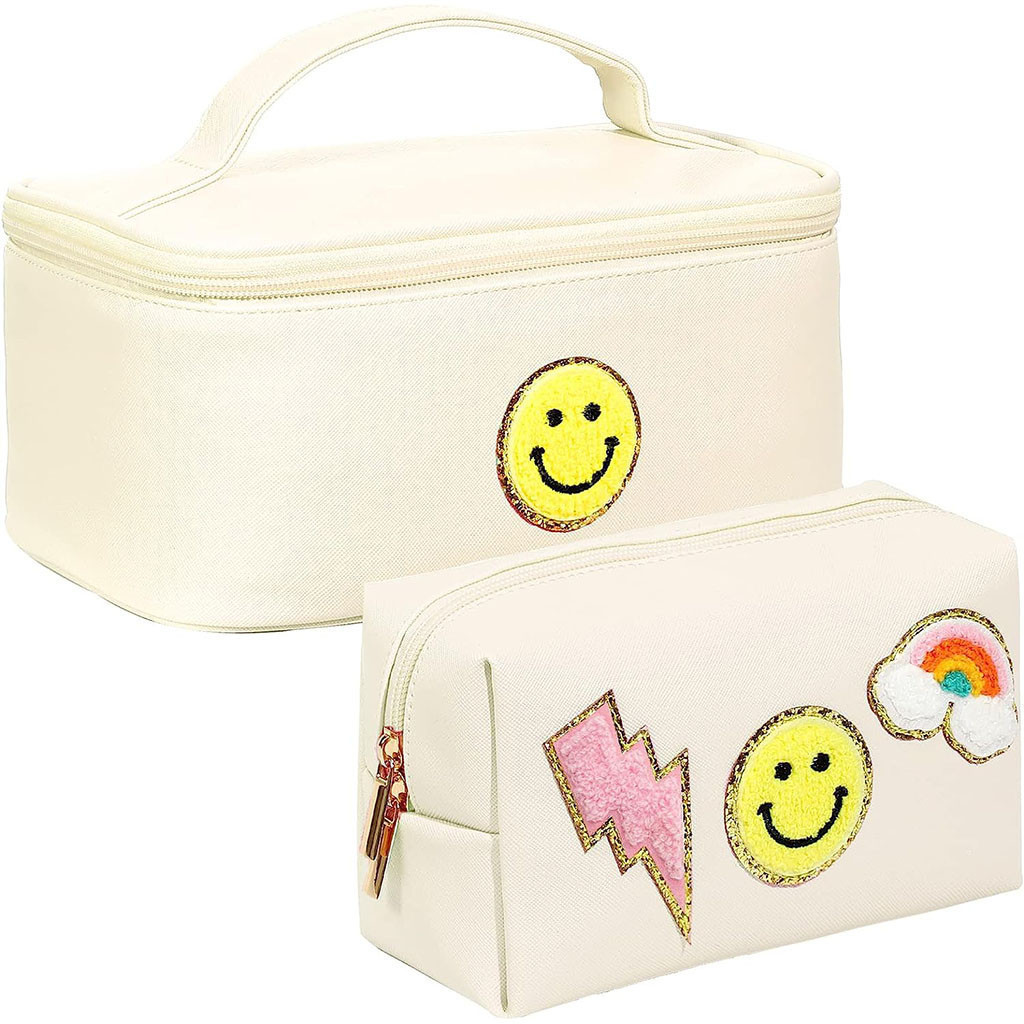 Bolsa de articulos impermeable  color beige 6.5 x 4.5″