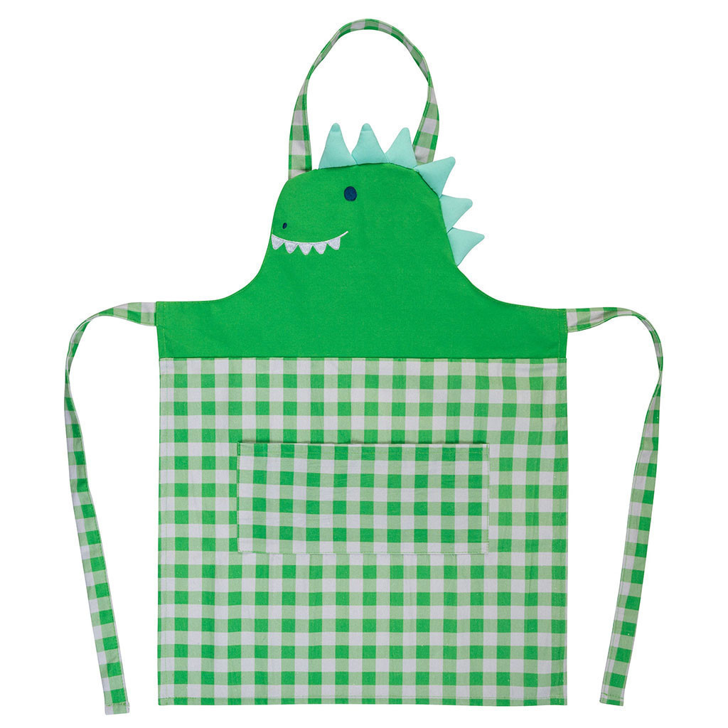 Delantal para niños diseño de dinosaurio 10 x 30″
