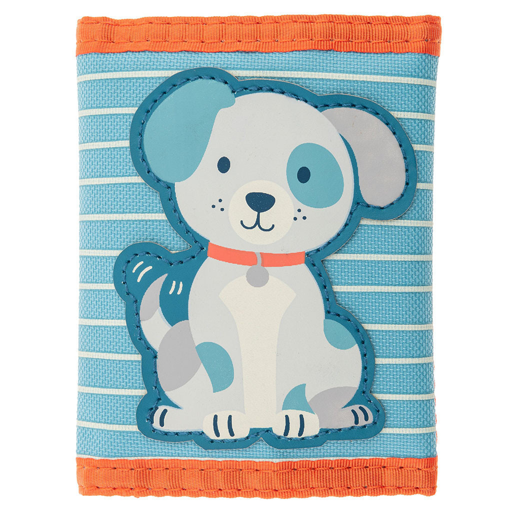 Billetera de cachorro celeste 3.5 x 4.5″