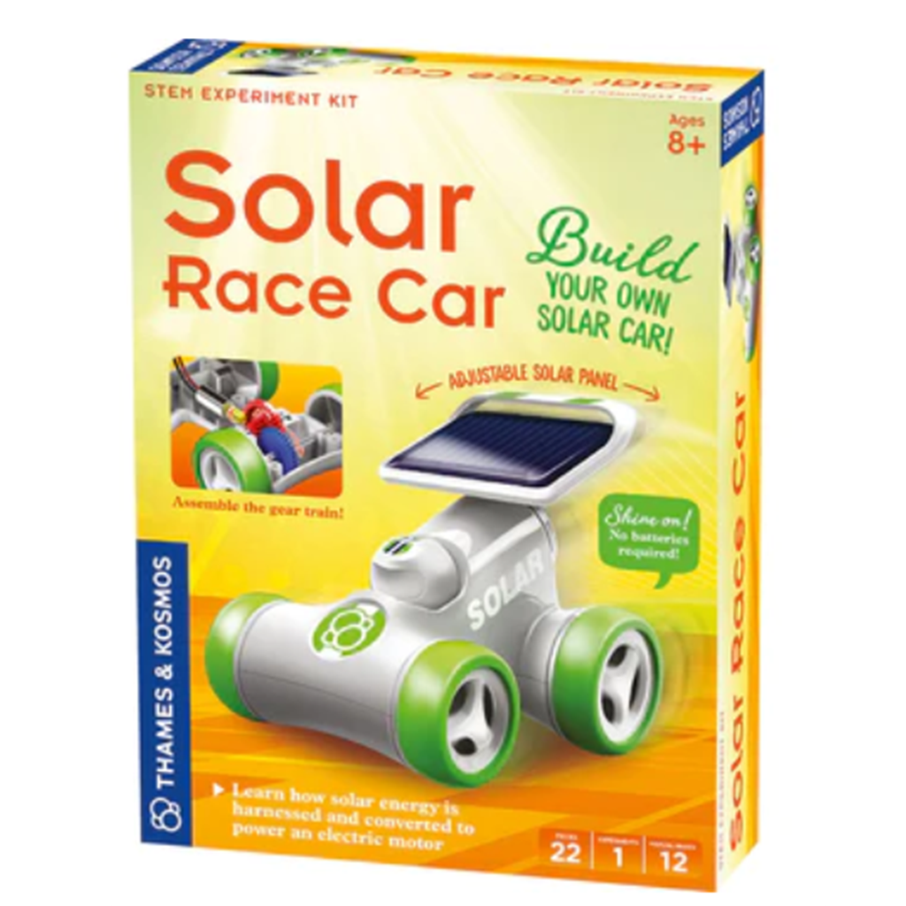 Coche de carreras solar  6,1 x 8,3 x 1,8′