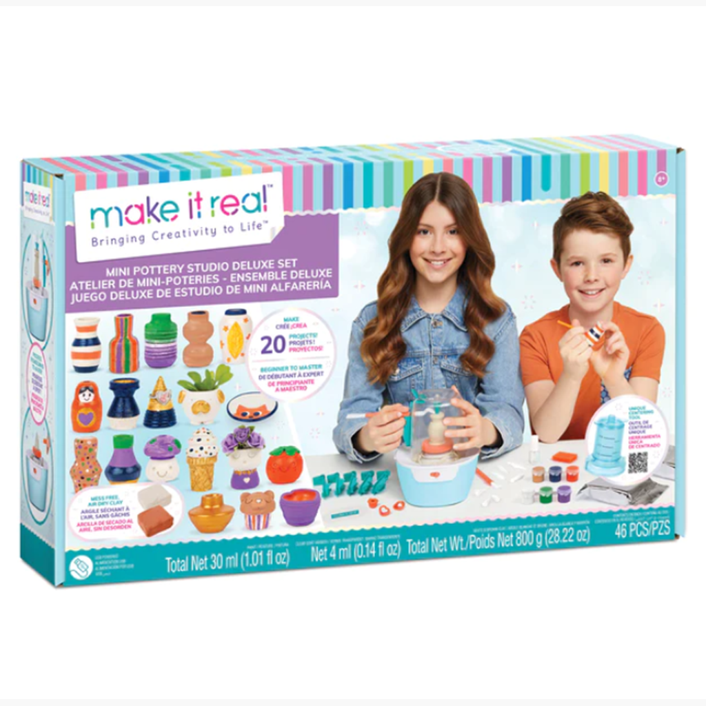 Juego deluxe de estudio de mini alfareria 46 pcs