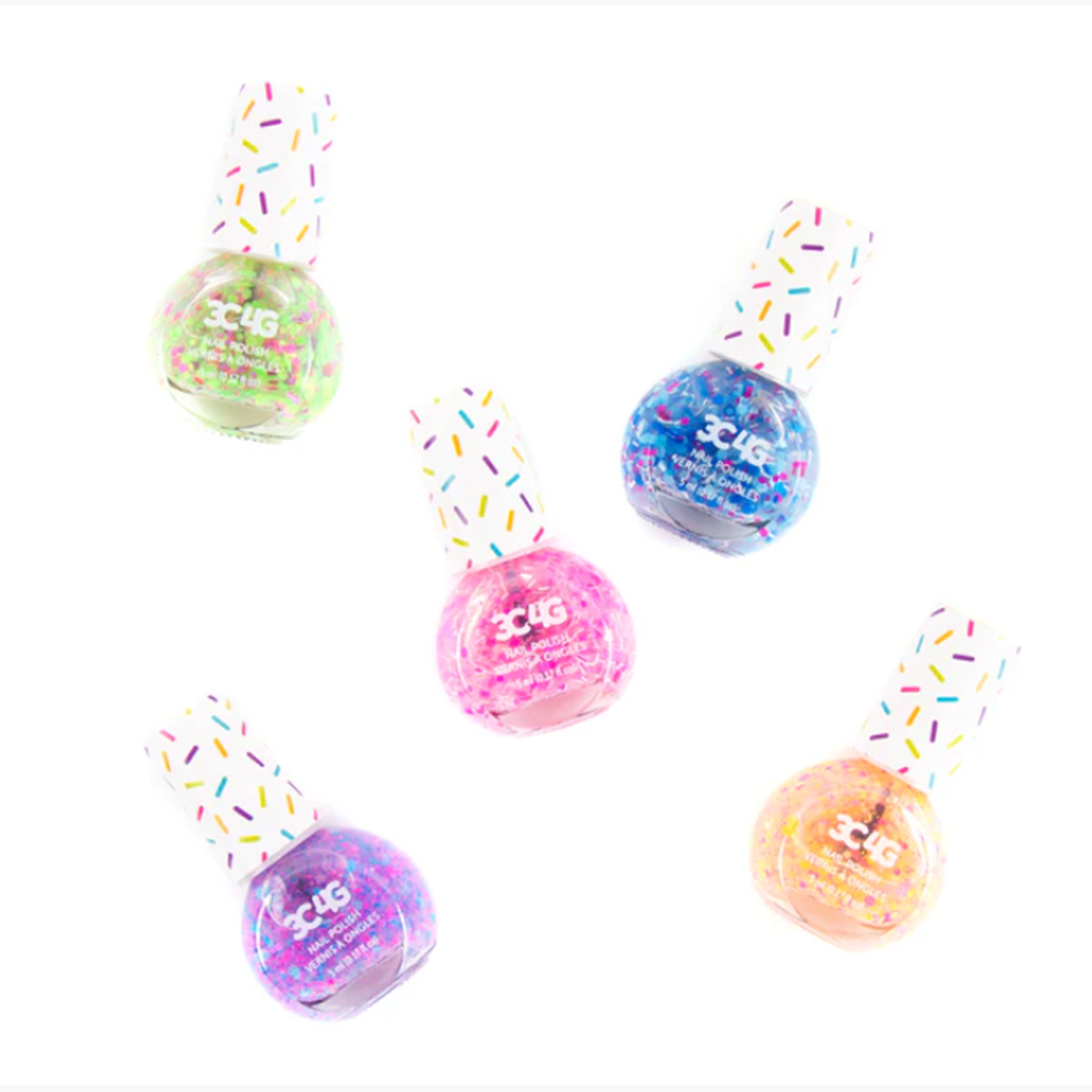 Esmalte de  uñas confeti 5 pcs
