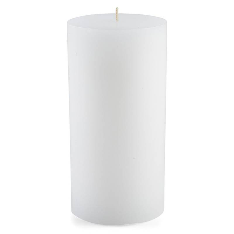 Vela pilar en color blanco de 2.75 x 7″