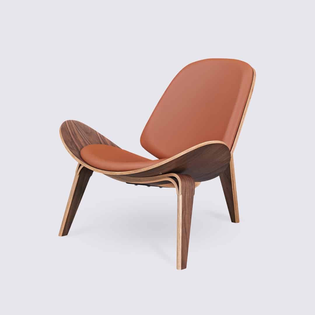 Sillón trípode color café