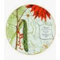 Plato base de porcelana coleccon amazonia