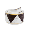 Azucarera de porcelana carrara