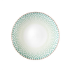 Plato llano de porcelana fiji