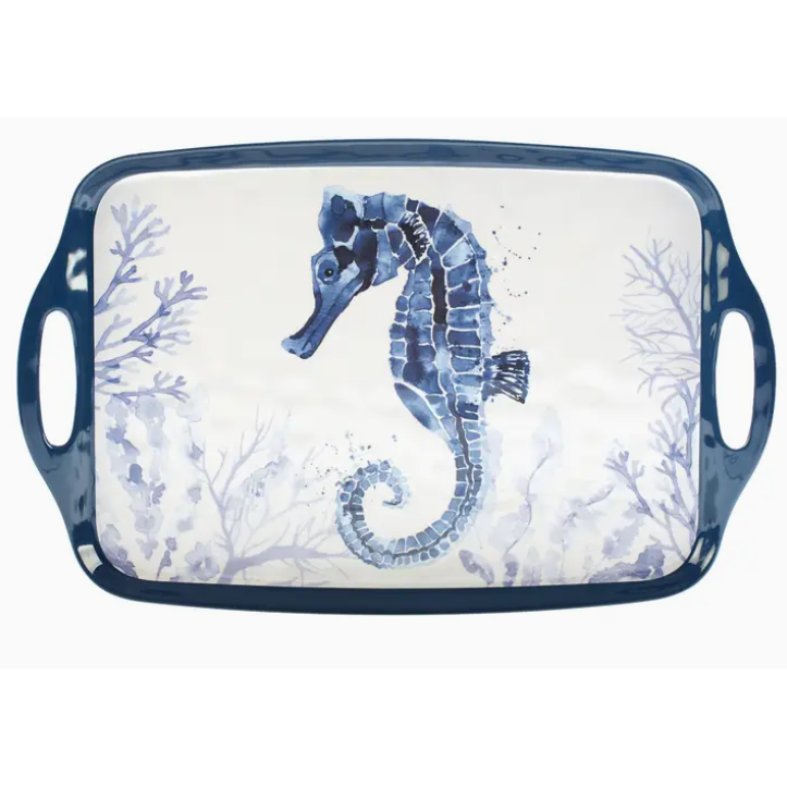 Bandeja Rectangular Con Asas Sea Life