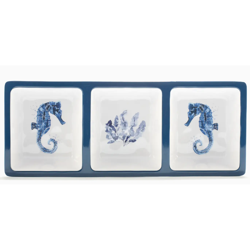 Bandeja De Tres Secciones Sea Life