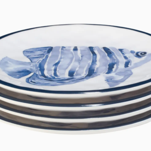 Set de 4 Platos Para Canapés Sea Life